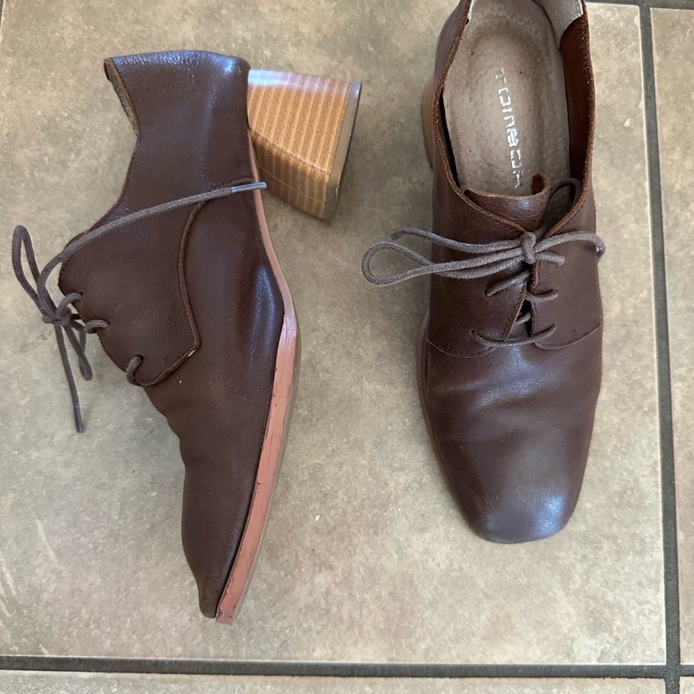 Brown Leather Men Shoes